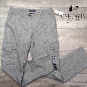 Nautica Wool Lined Cargo Style Pants Size 8